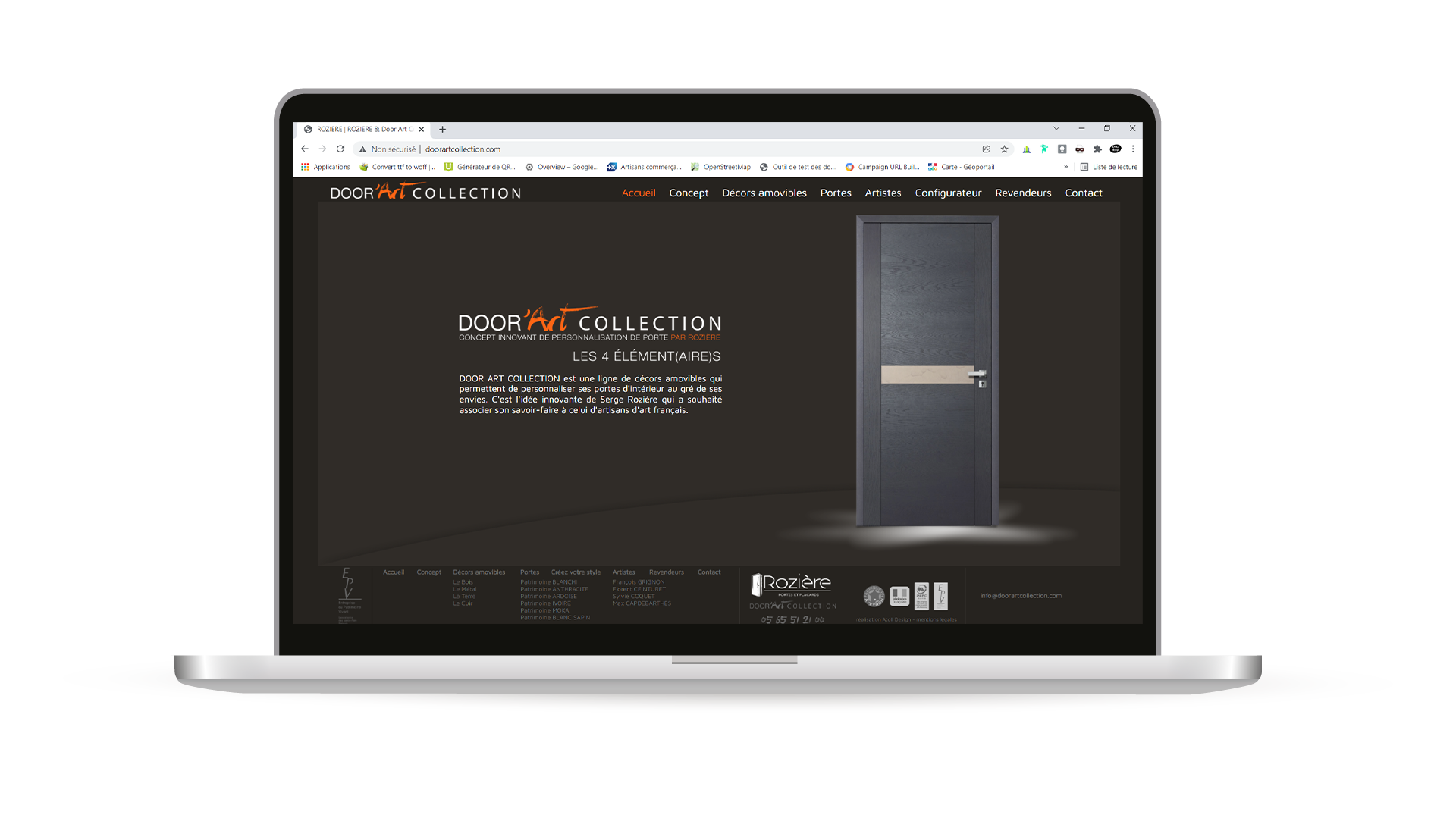 site web, creation site internet, produit web
