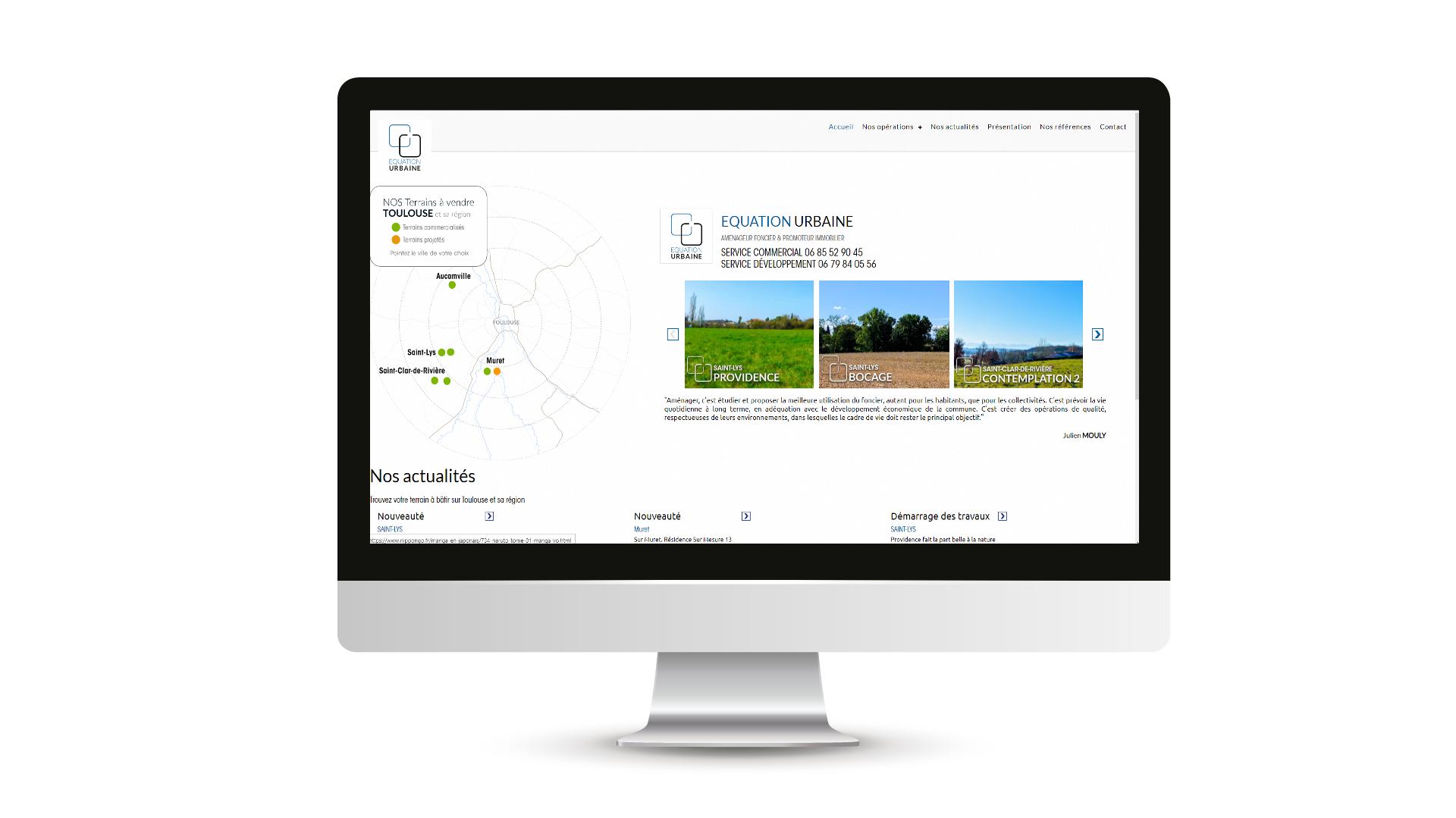 site web, creation numerique, loticom v5, photos drone