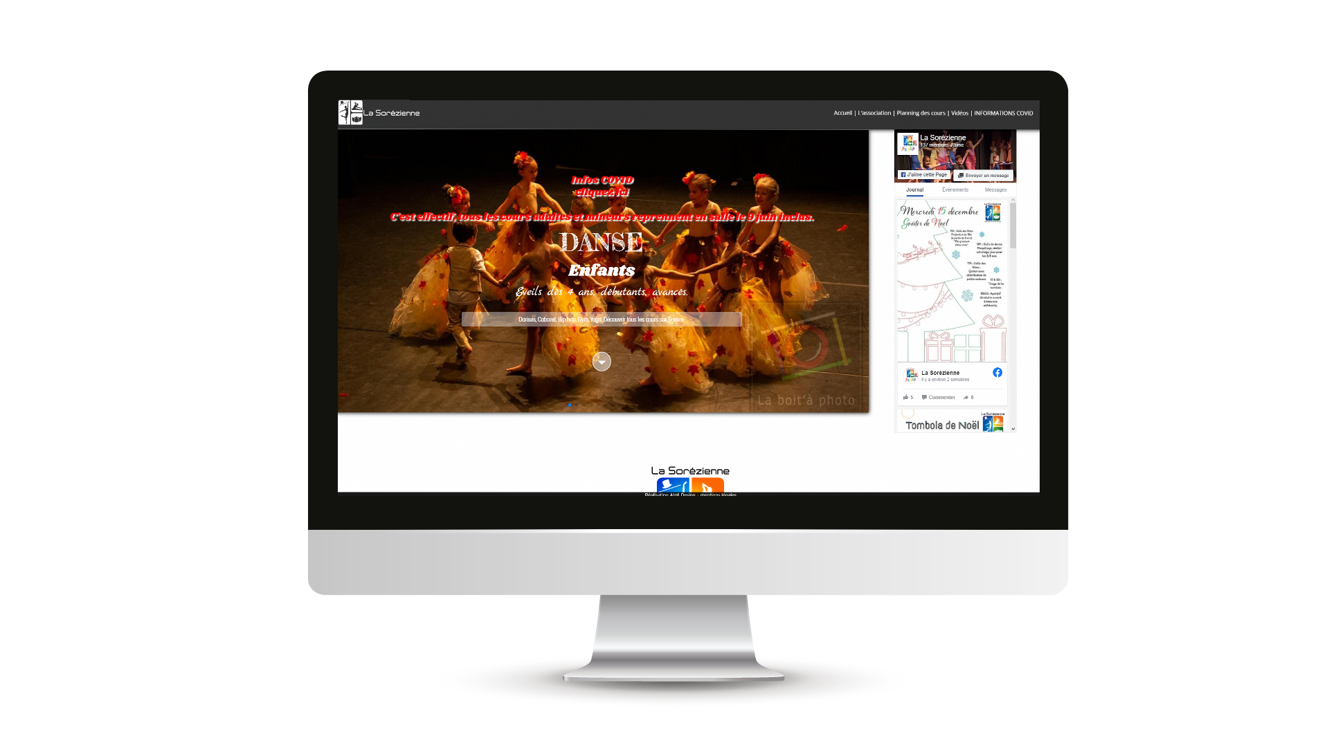 creation site web revel, creation affiches, flyers, administration association